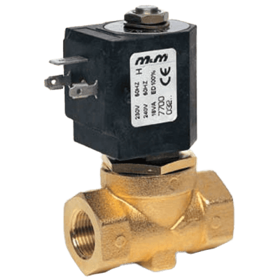 M&M 2/2-Way Pilot Operated Valve with Assisted Lift, G 1/4" - G 1/2", D884/D885/D886